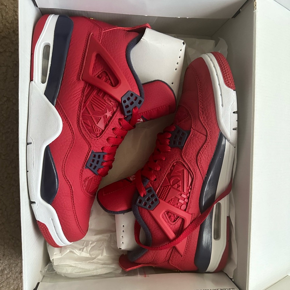 Air Jordan 4 Retro Se Gym Red/Obsidian-white